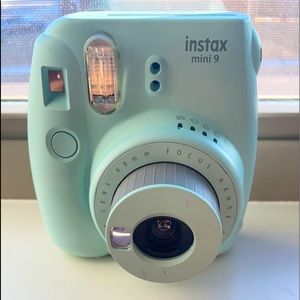 Instax camera teal